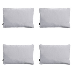 Madison sierkussen panama light grey ca. 40x60 cm set van 4