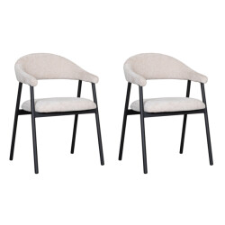Label51 Eetkamerstoel amaze naturel elite set van 2