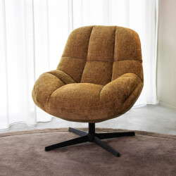 Label51 Fauteuil huxley mustard elite
