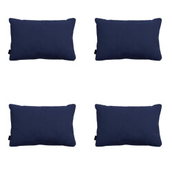 Madison sierkussen panama indigo ca. 40x60 cm set van 4