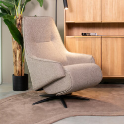 Label51 Fauteuil odense truffel boucle