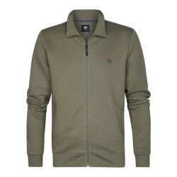 Petrol Industries Men sweater collar zip army