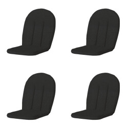 Madison tuinkussen kettler comfort/prince rib black ca. 105x52 cm set van