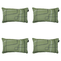 Madison sierkussen joah sage ca. 30x50 cm set van 4