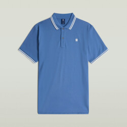 G-Star dunda slim stripe polo d17127-5864 g989 dutch blue