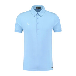 Morse code Alpha 1 jersey polo met korte mouwen