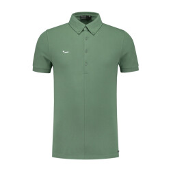 Morse code Alpha 1 pique polo met korte mouwen