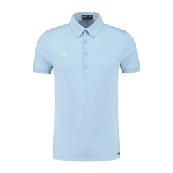 Morse code Alpha 1 jersey polo met korte mouwen