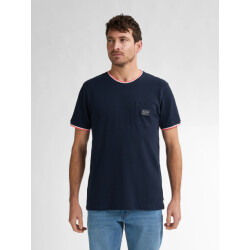 Petrol Industries Heren shirt- m-1050-tsr645 5178 navy blue