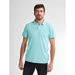 Petrol Industries Heren polo m-ros-pol003 5180 aqua