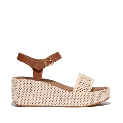 FitFlop Platfforms woven wedge ankle-strap sandals