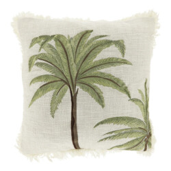 Unique Living sierkussen maimi dove white -45x45cm