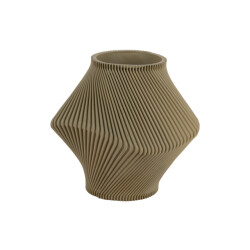 Present Time vaas twisted rib tea green