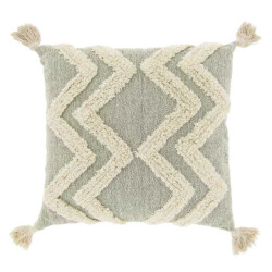 Unique Living sierkussen dahlia tea green -45x45cm
