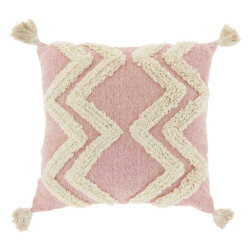 Unique Living sierkussen dahlia sugar pink -45x45cm
