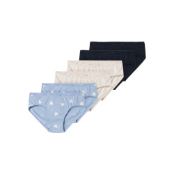 Name It Meisjes slips nkfbriefs hartjes 6-pack multicolor