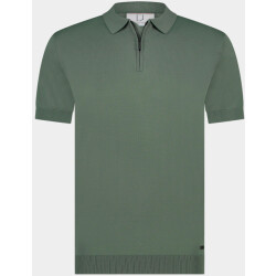Born with Appetite Polo korte mouw dan knitted polo 25108da31/942 steel