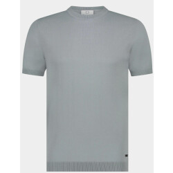 Born with Appetite T-shirt korte mouw wake knitted t-shirt 25108wa35/939 dusty grey