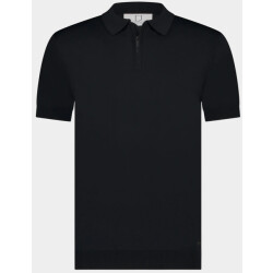 Born with Appetite Polo korte mouw dan knitted polo 25108da31/290 navy