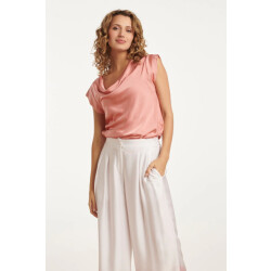 Smashed Lemon 25212 waterfall satijn top |