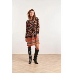 Smashed Lemon 23861 damesjurk met bloemenprint |