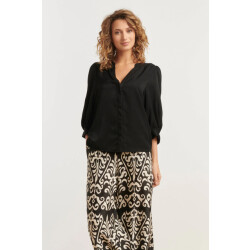 Smashed Lemon 25142 e rayon satijnen blouse |