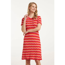 Smashed Lemon 25098 multicoloured zigzag knitted jurk |