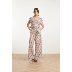 Smashed Lemon 25059 marocain broek met palmprint |