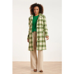Smashed Lemon 24558 lange geruite jas |