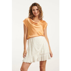 Smashed Lemon 25212 waterfall satijn top |