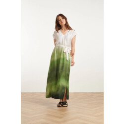 Smashed Lemon 25024 midi jurk met v-paneelombre print – | off
