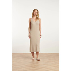 Smashed Lemon 25106 lurex gebreide strappy midi-jurk |