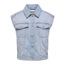 Only onlrobyn s/l dnm vest pim oy 15344601 light blue denim