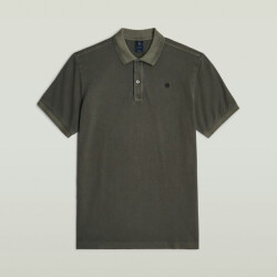 G-Star dunda overdyed slim polo d11595-d756 b575 asfalt gd