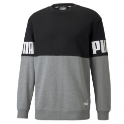 Puma Heren power colour block crew neck sweatshirt
