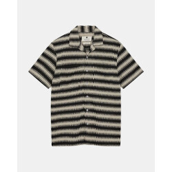 Anerkjendt Akkurt struc stripe s/s shirt 9503 tofu