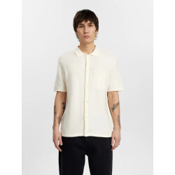 Anerkjendt Aksvend s/s knit shirt tofu 9503