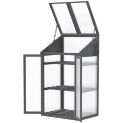4goodz Outsunny mini kas van hout, 70 x 50 x 120 cm,