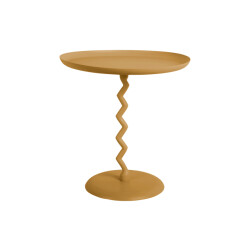 Leitmotiv bijzettafel zig zag medium oker
