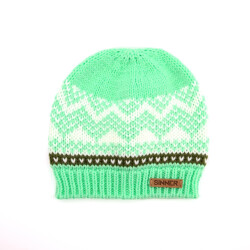 Sinner aran beanie hoed -multicolour