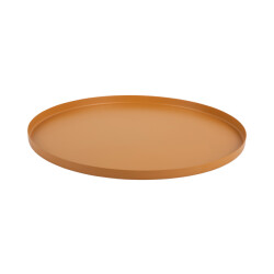 Present Time dienblad servir rond medium oker
