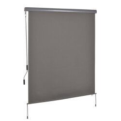 4goodz Outsunny verticale zonwering verticale luifel 160x250 cm