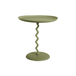 Leitmotiv bijzettafel zig zag medium army green