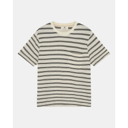 Anerkjendt 901929 akkikki jacq stripe tee 9503 tofu