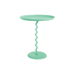 Leitmotiv bijzettafel zig zag large turquoise blue