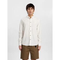 Anerkjendt 901935 akleif l/s cot/linen shirt 9503 tofu