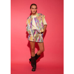 Studio Amaya Eef bomber gilet multi our
