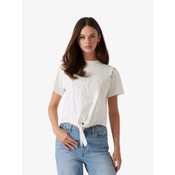 Guess Dames t-shirt eyelet tone on