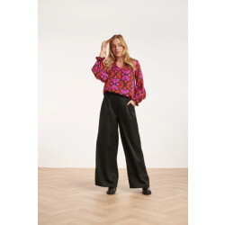 Smashed Lemon 24592 wijde satijnen e broek |