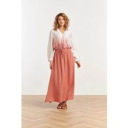 Smashed Lemon 25143 rayon satin maxi rok |